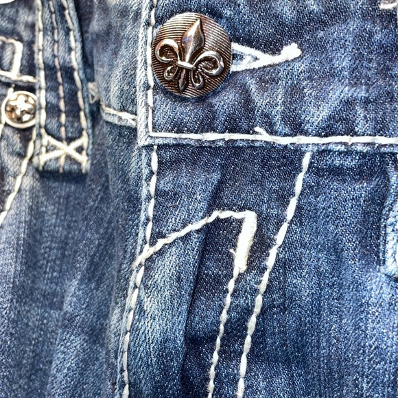 ROCK REViVAL Like NEW Highend Designer Rock revival jeans mens 34x32 Morley boot - Picture 8 of 13